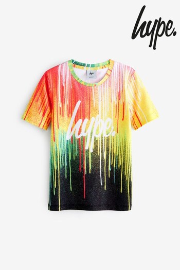 Hype. Boys Multi Primary Drips T-Shirt (N61659) | £20