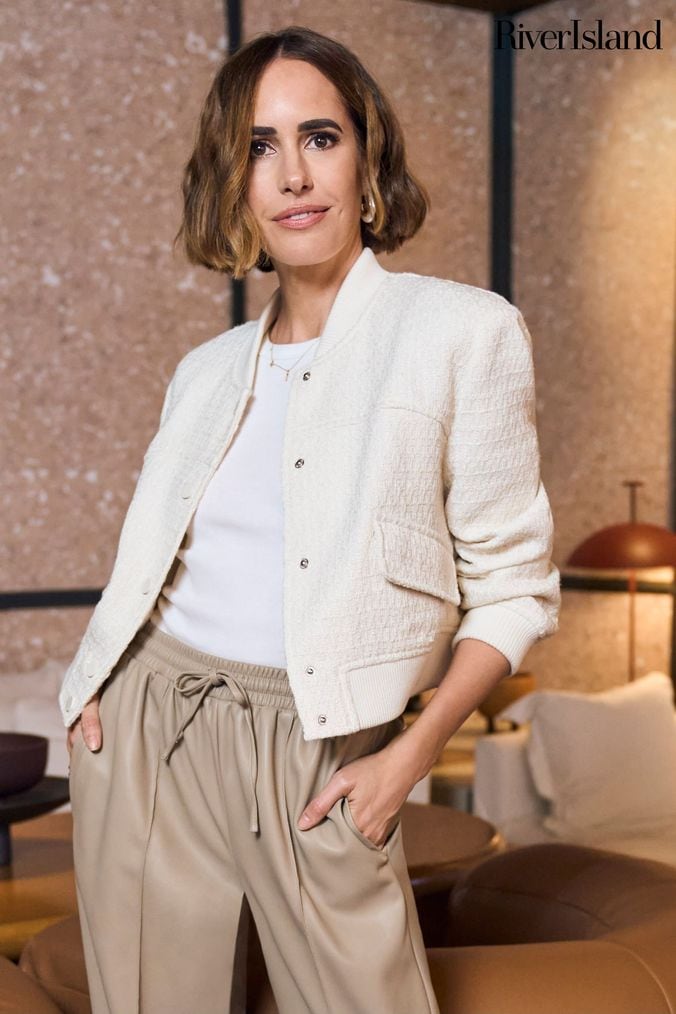 Cream summer jacket best sale ladies