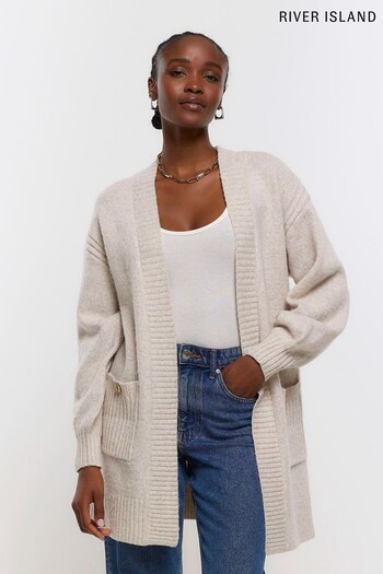 River Island Brown Slouch Cosy Cardigan (N61812) | £40
