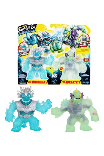 Goo Jit Zu Heroes Deep Goo Sea Verses Pack Ice Blast Blazagon Horriglow (N61971) | £25