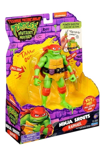Teenage Mutant Ninja Turtles Movie Ninja Shouts Raphael Action Figure (N61990) | £19