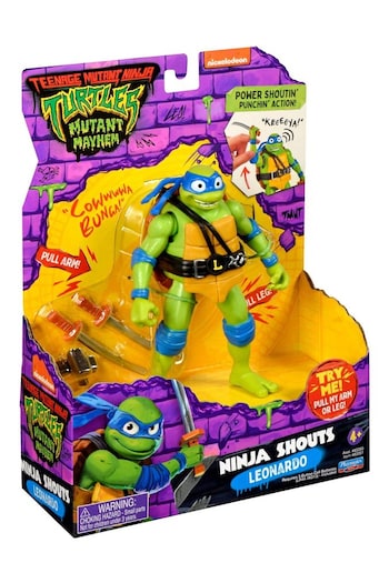 Teenage Mutant Ninja Turtles Movie Ninja Shouts Leonardo Action Figure (N61992) | £19