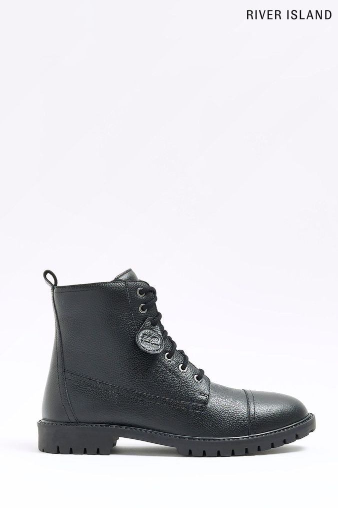 supportive footwear such as sneakers Buy Men s River Island Black Boots Footwear Online AspennigeriaShops