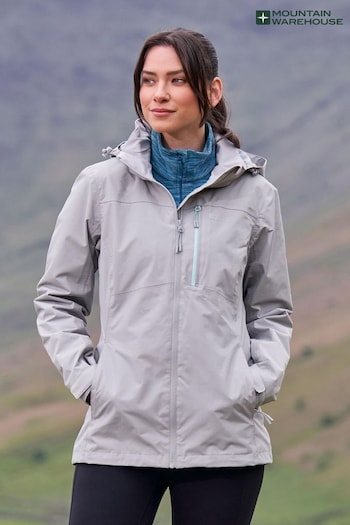 Mountain Warehouse Grey Womens Rainforest II Extreme Waterproof Jacket (N62212) | £96