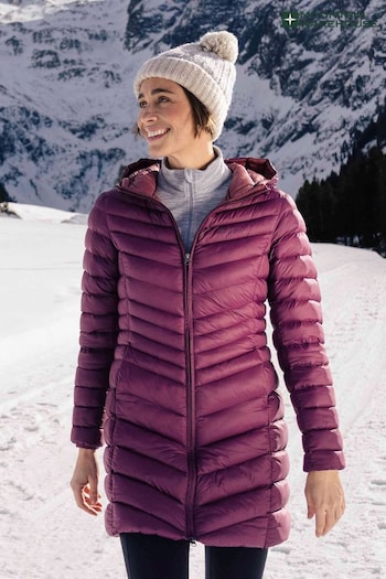 Mountain Warehouse Purple Womens Florence Water Resistant Padded Coats (N62216) | £80