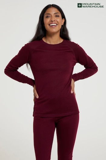 Mountain Warehouse Pink Womens Talus Round Neck Thermal Top (N62231) | £25