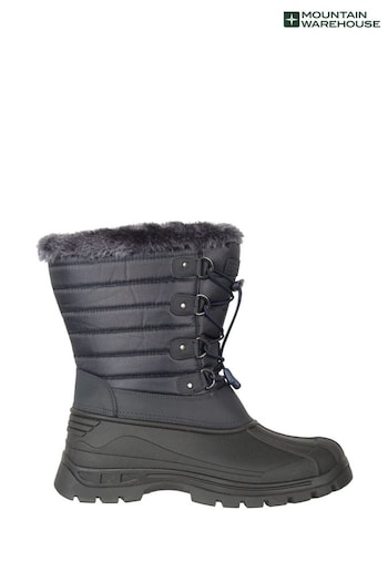 Mountain Warehouse Blue Womens Whistler Sherpa Lined Snow Boots (N62237) | £40