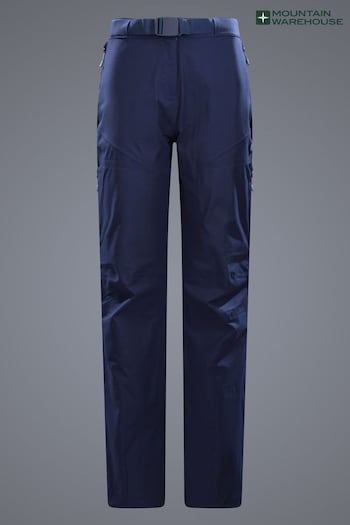 Mountain Warehouse Blue Womens Ultra Super Waterproof Trousers (N62244) | £160