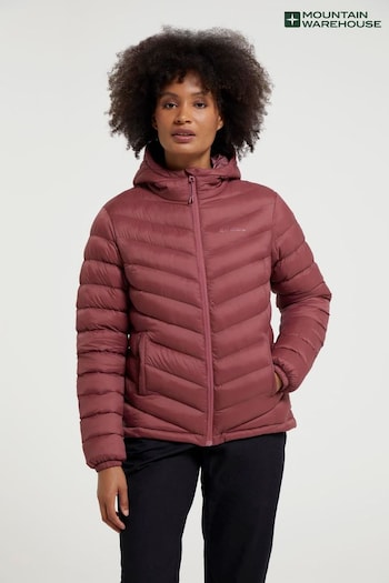 Mountain Warehouse Pink blacks Seasons Water Resistant Padded Jacket (N62252) | £64