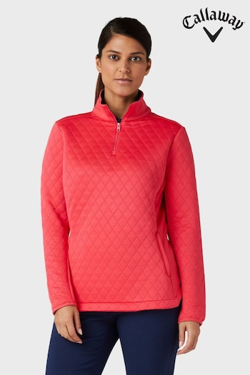 Callaway Apparel Ladies Pink Golf Quilted Fleece (N62366) | £79