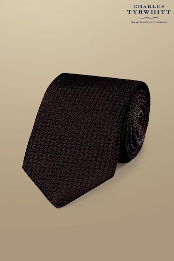 Charles Tyrwhitt Red Grenadine Italian Tie (N62619) | £60