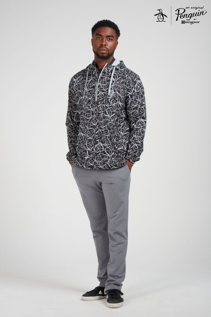 Buy Men s Original Penguin Golf Print Jackets Online Next UK