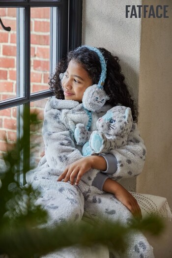 Fat Face Grey Sadie Snow Leopard All In One (N62902) | £35