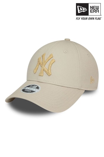 New Era® New York Yankees Womens Metallic Logo Stone 9FORTY Adjustable Cap (N62983) | £25