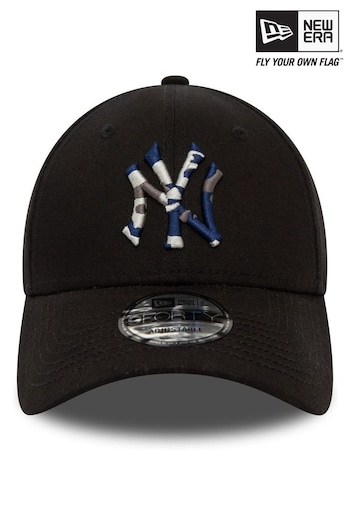 New Era® New York Yankees Seasonal Infill Black 9FORTY Cap (N63003) | £25