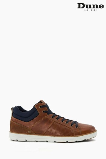 Dune London Southern Perf Detail High Top Trainers (N63022) | £115
