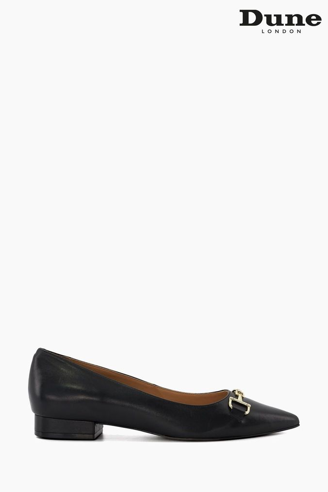 Next womens black shop flat shoes