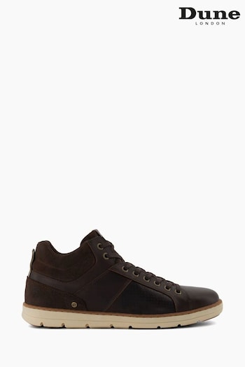 Dune London Southern Perf Detail High Top Trainers (N63028) | £115