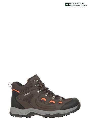 Mountain Warehouse Brown Adventurer Mens Waterproof Walking Boots Wonder (N63047) | £56