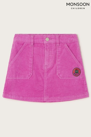 Monsoon Purple Cord Mini Skirt (N63076) | £25 - £29