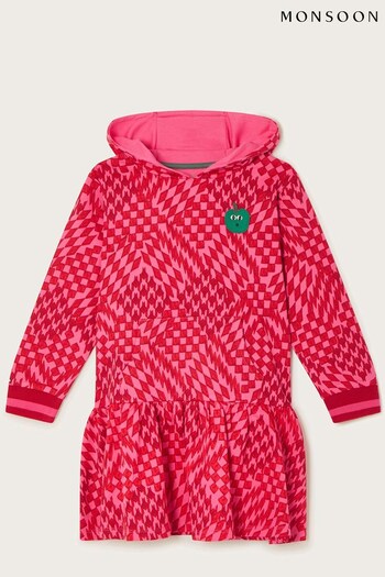 Monsoon Red Hooded Skater Dress (N63081) | £27 - £31