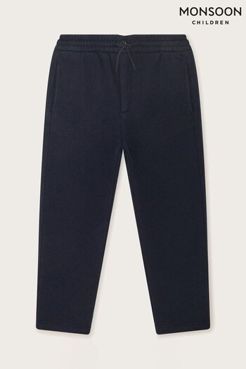 Monsoon Blue Jersey Pull-On Trousers sgj (N63101) | £26 - £30