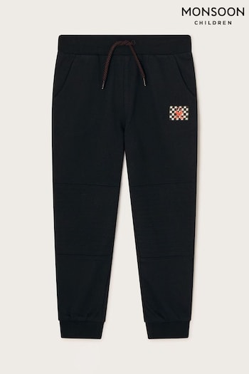 Monsoon Reinforced Knee Black Joggers (N63168) | £23 - £27