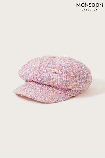 Monsoon Pink Girl Sara Baker Hat (N63195) | £14 - £15