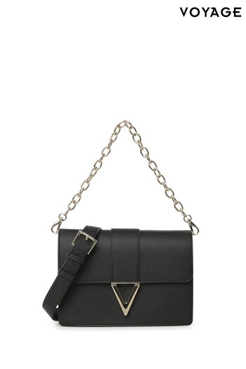 Valentino Bags Black Voyage Shoulder Bag (N63240) | £125