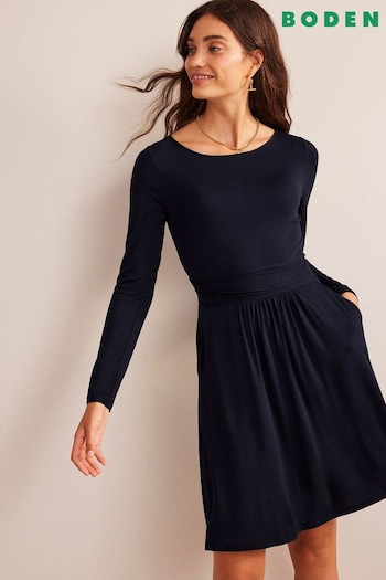 Boden Blue Petite Abigail Jersey Dress (N63318) | £55
