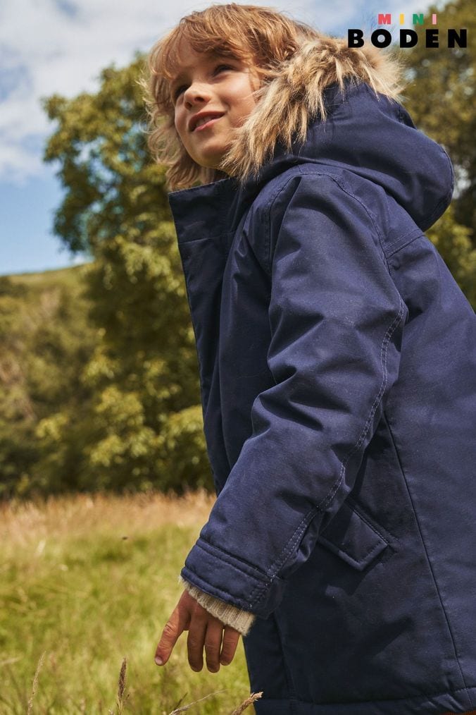 Boys boden online coat
