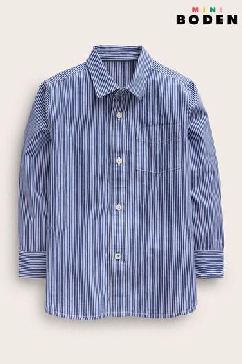 Boden Light Blue Laundered Shirt (N63380) | £25 - £29