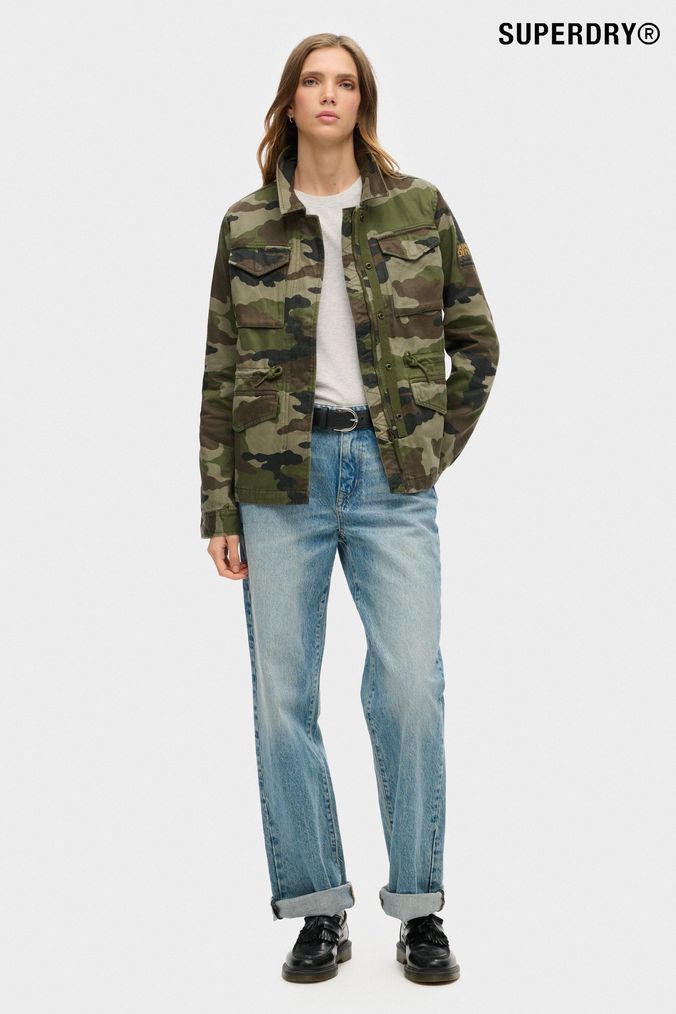 Camouflage jacket shop ladies uk