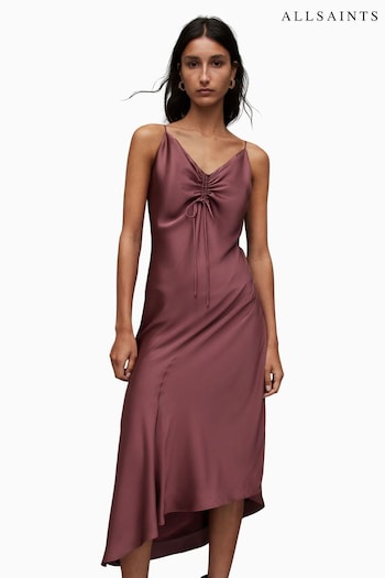 AllSaints Purple Alexia Dress (N63539) | £119
