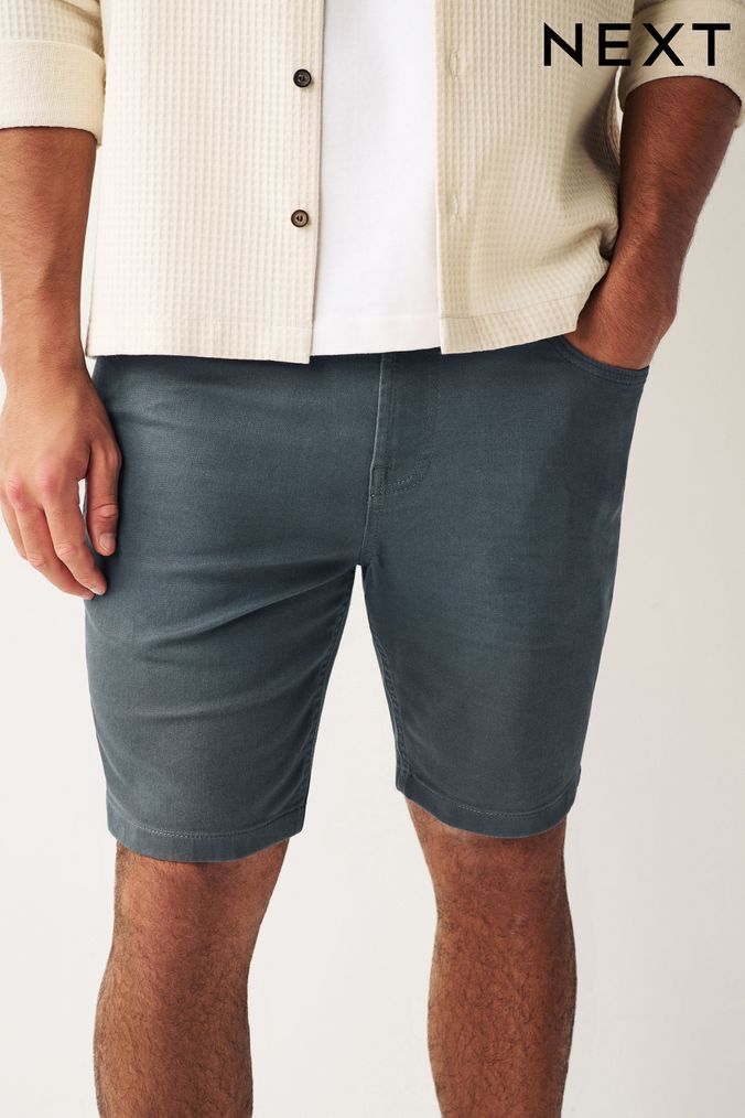 Men s Blue Chino Shorts Navy Chino Shorts Next UK