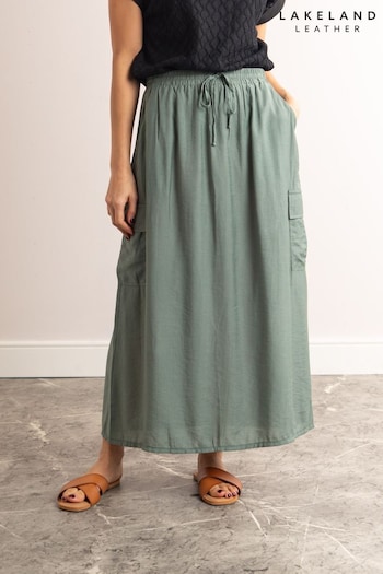 Lakeland Clothing rapazes Green Sonia Maxi Skirt (N63560) | £35