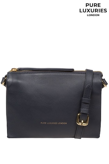 Pure Luxuries London Niki Nappa Leather Cross-Body Bag (N63615) | £55