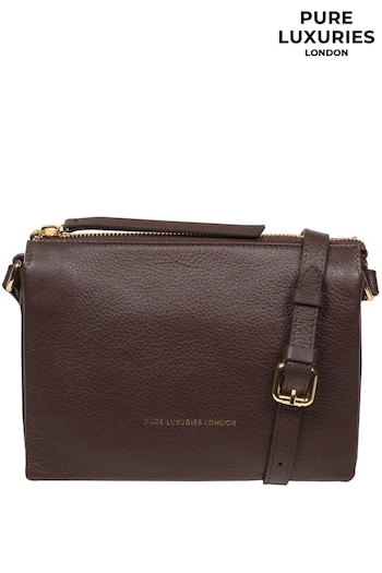 Pure Luxuries London Niki Nappa Leather Cross-Body Bag (N63616) | £55