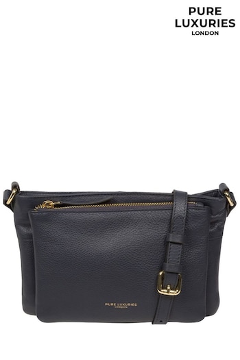 Pure Luxuries London Jess Nappa Leather Cross-Body Bag (N63631) | £49