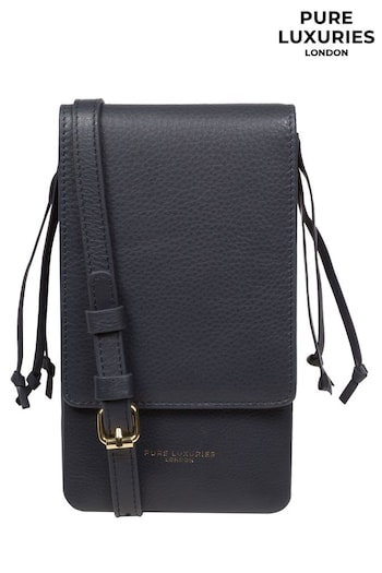 Pure Luxuries London Audrey Nappa Leather Cross-Body Phone Bag (N63639) | £35