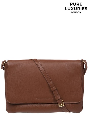 Pure Luxuries London Ruby Nappa Leather Cross-Body Bag (N63650) | £49