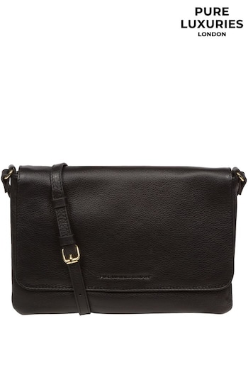 Pure Luxuries London Ruby Nappa Leather Cross-Body Bag (N63651) | £49