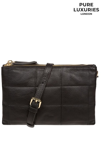 Pure Luxuries London Carmen Nappa Leather Cross-Body Bag (N63678) | £59