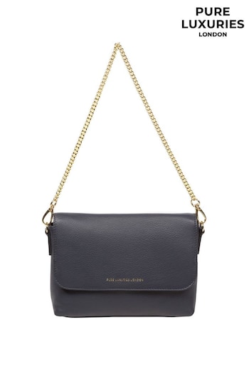 Pure Luxuries London Jazmine Nappa Leather Grab Clutch Bag (N63679) | £55