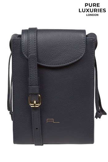 Pure Luxuries London Kiana Nappa Leather Cross-Body Phone Bag (N63687) | £35