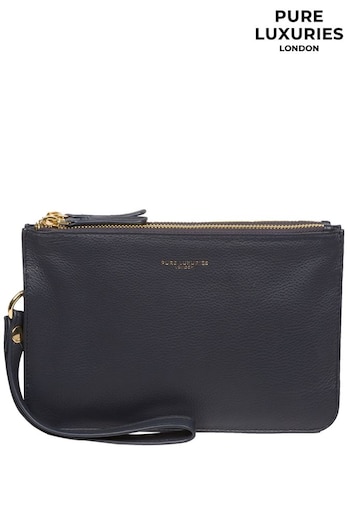 Pure Luxuries London Addison Nappa Leather Clutch Bag (N63703) | £39