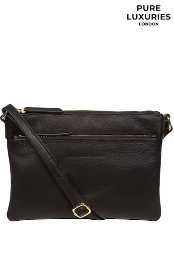Pure Luxuries London Hannah Nappa Leather Cross-Body Bag (N63706) | £49