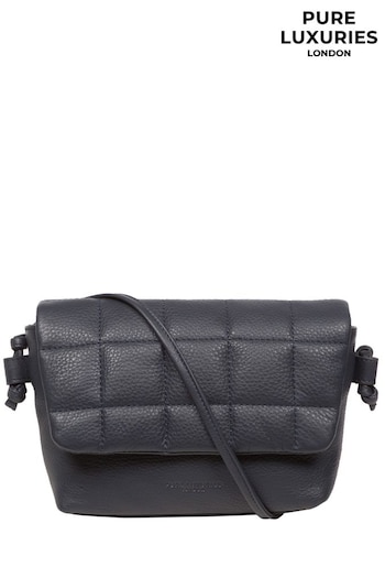 Pure Luxuries London Zoey Nappa Leather Cross-Body Bag (N63707) | £44