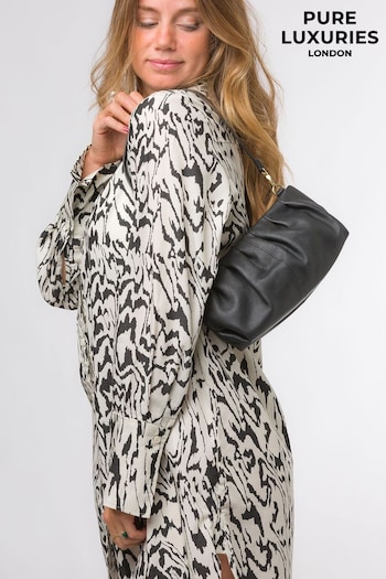 Pure Luxuries London Victoria Nappa Leather Grab Clutch Bag (N63710) | £49