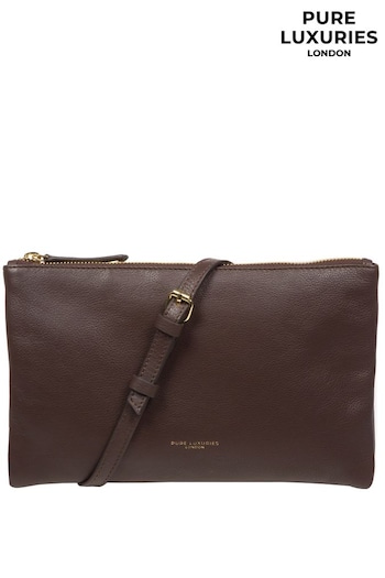 Pure Luxuries London Anya Nappa Leather Cross-Body Bag (N63712) | £45